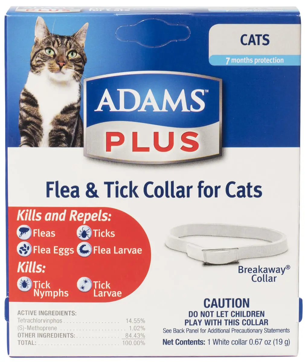 Adams Plus Collar For Cats 1