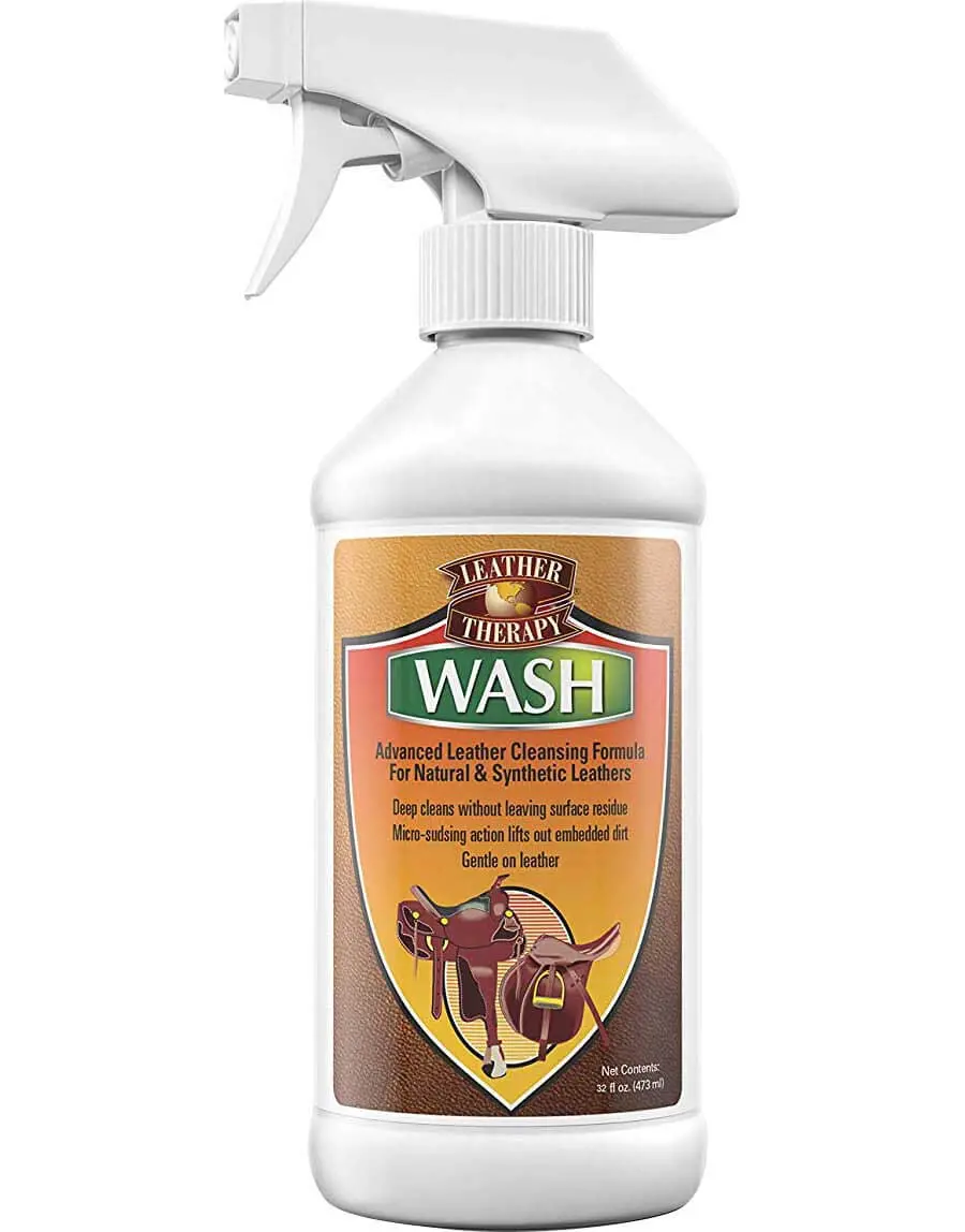 Absorbine Leather Therapy Wash Advanced Leather Horse Saddle Cleansing Formula 16Oz. 1