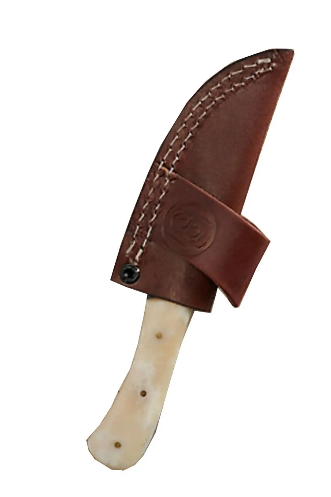 Circle Sh - Circle Sh Bone Rasp Blade Knife With Sheath 1