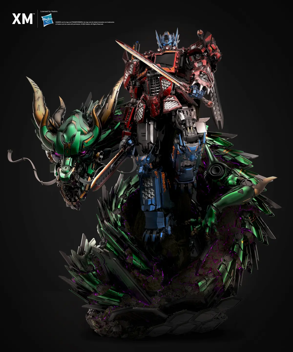 Transformers: Optimus Prime Azure Dragon Colour Version (Mythical Beasts Series) (Pre-Order) 1