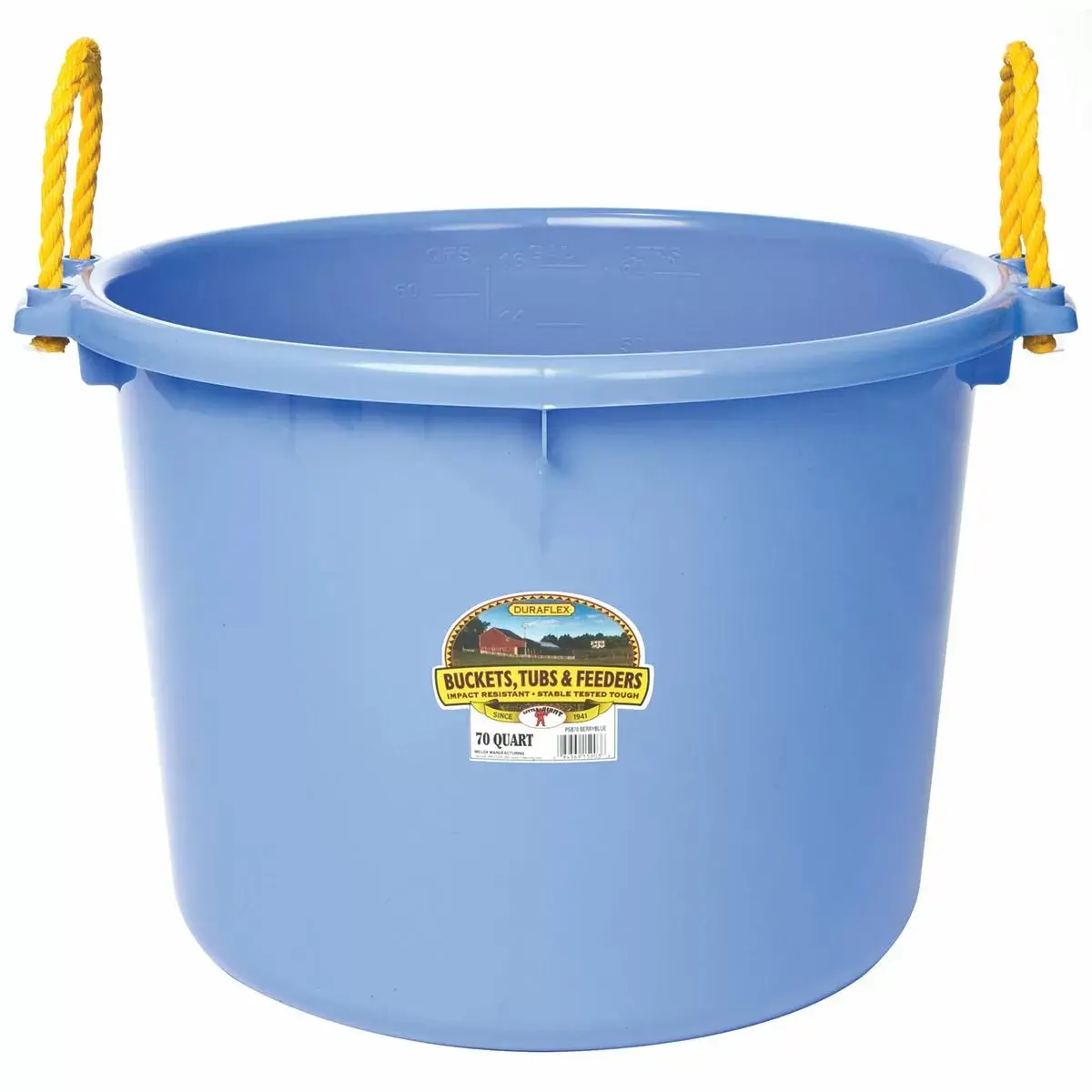 Muck Tub 70 Qt Berry Blue 1