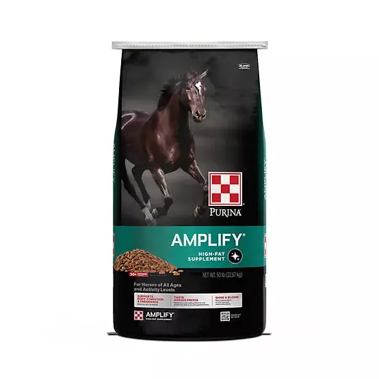Amplify High-Fat Horse Supplement 50 Lb Bag 1
