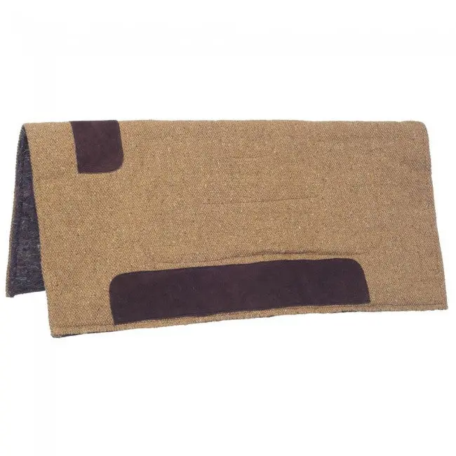 Tough1 Ottawa Saddle Pad - Heavy Felt Lined = 32X32, Camell 1