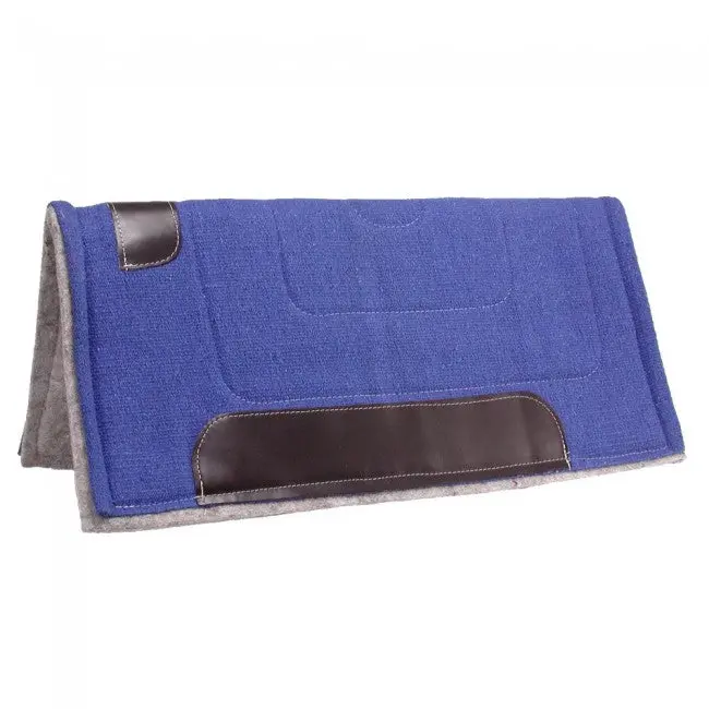 Tough1 Ottawa Saddle Pad - Heavy Felt Lined = 32"X32" Royal Blue 1