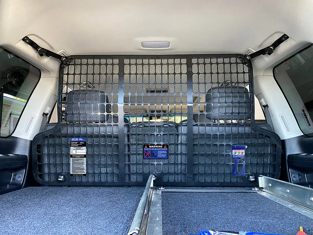 Toyota Landcruiser 200 Series (2009-2022) Msa Cargo Barrier (Rear Curtain Airbag) (Sku: 31001) 1