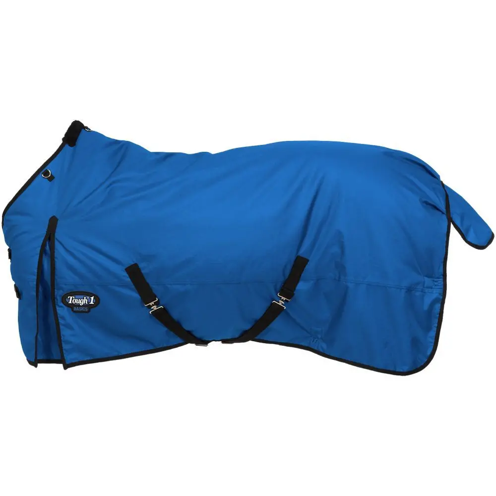 Basics By Tough1 1200D Turnout Blanket (200 Fill) - Blue 84" 1