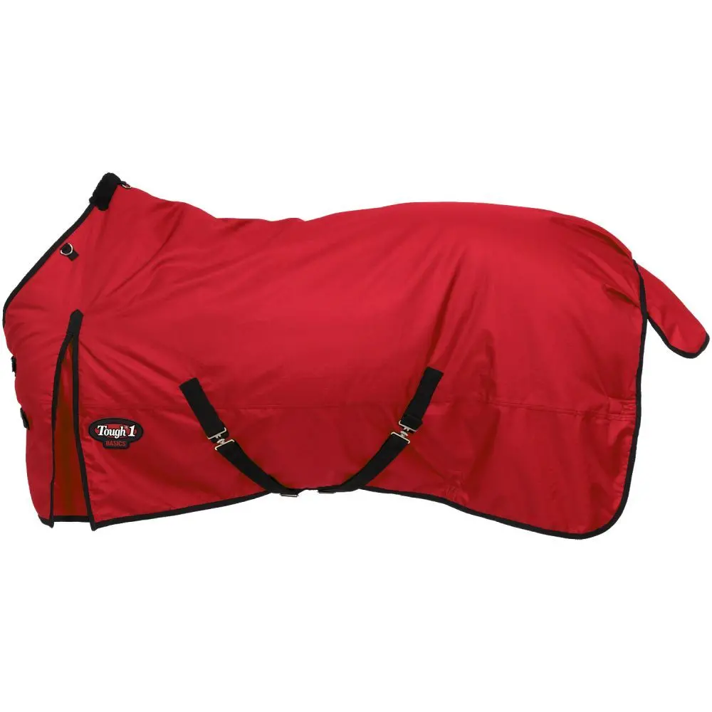 Basics By Tough1 1200D Turnout Blanket (200 Fill) - Red 78" 1