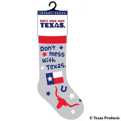 Don't Mess With Texas Infant Socks 1