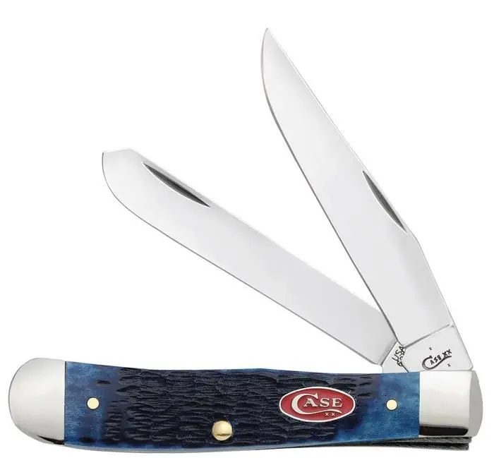 Case Xx - Navy Blue Bone Rogers Jig Trapper 07051 1