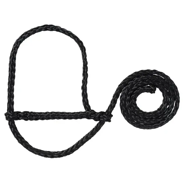 Poly Rope Halter-Black 1