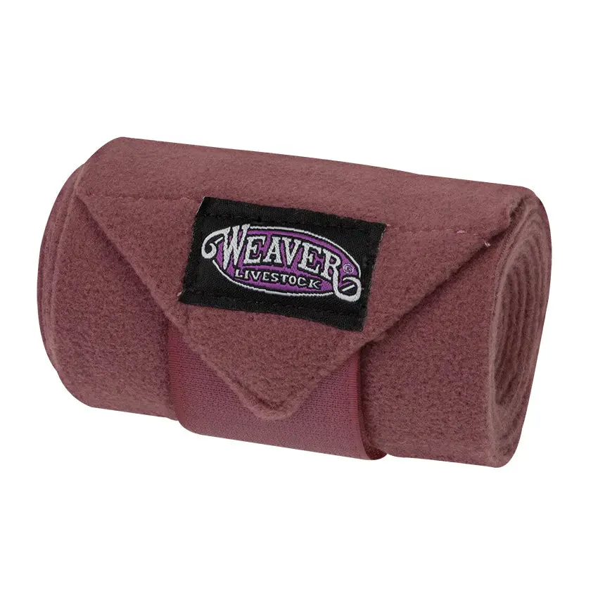 Sheep & Goat Fleece Leg Wraps - Mauve 1