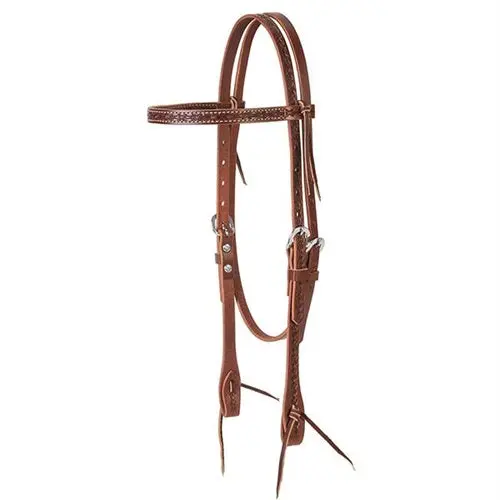 Barbed Wire Browband Headstall 1