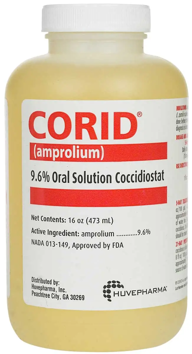Corid 9.6% Oral Solution 16Oz 1