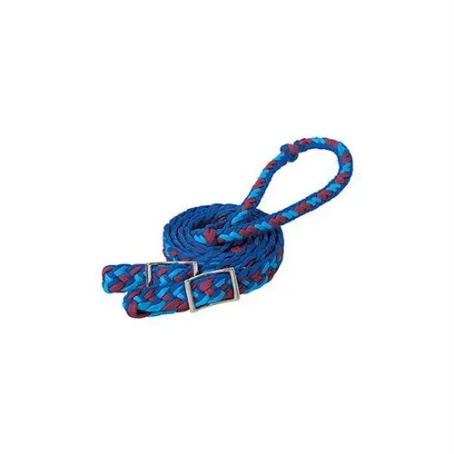 Braided Nylon Barrel Reins 1