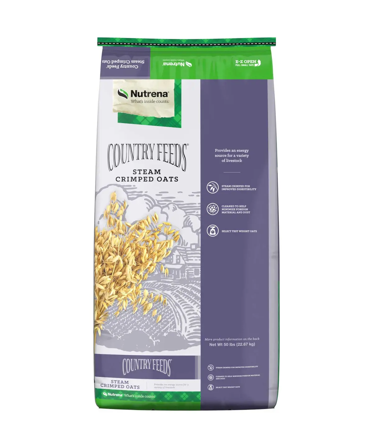 Steam Crimped Oats Nutrena 1