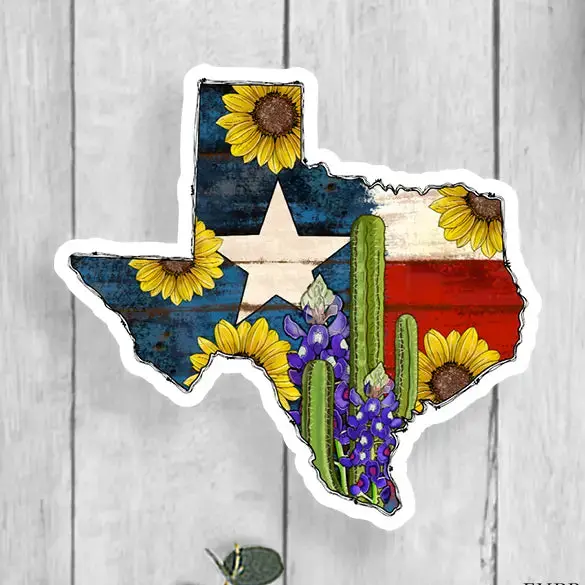Flag Floral Sticker 1