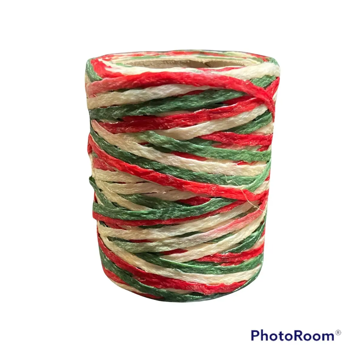 Waxed Tie String 50Mts Wh/Rd/Gr 1