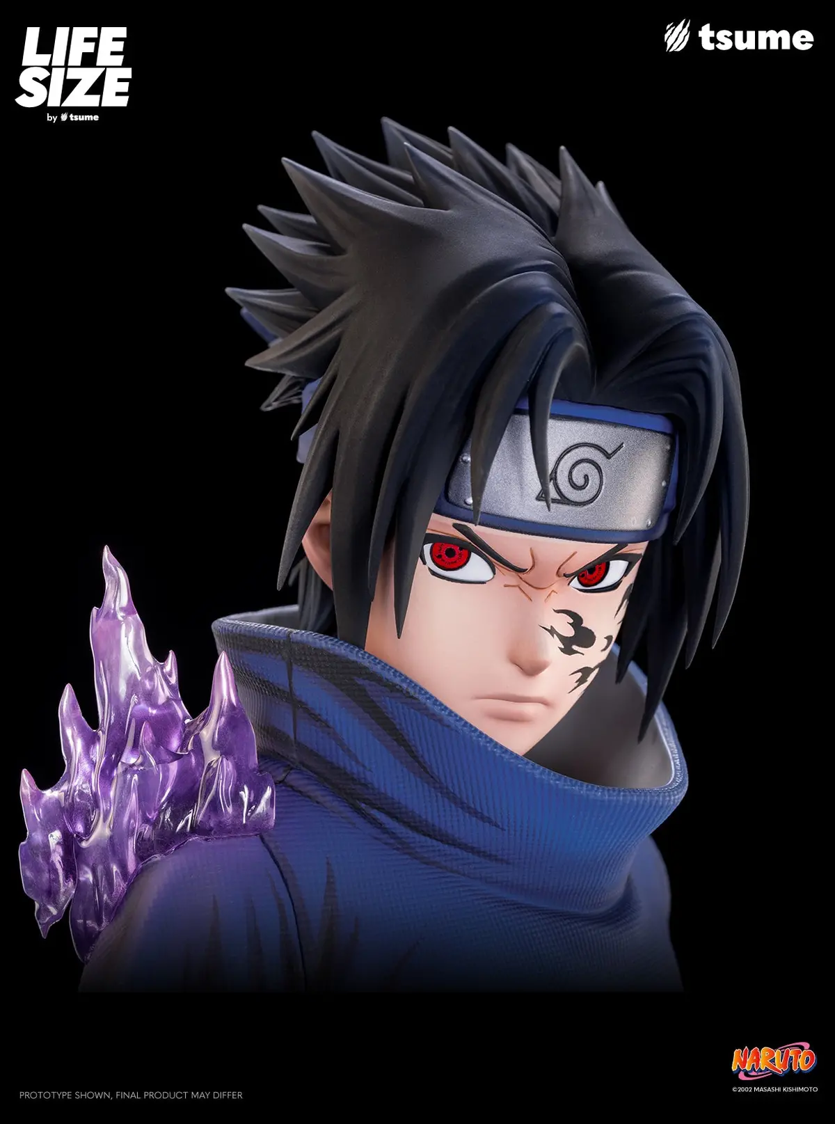Naruto: Sasuke Uchiha Life Size Statue 1