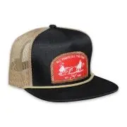 Ropesmart Red All Rodeo All The Time Patch Black Trucker Cap 1