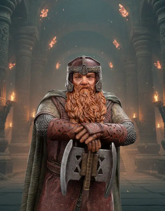 Lord Of The Rings: Gimli Miniature Statue 1