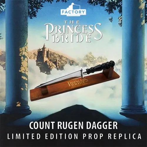 The Princess Bride: Count Rugen Dagger Limited Edition Prop Replica 1
