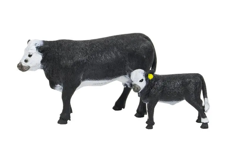 Black Baldy Cow & Calf 1