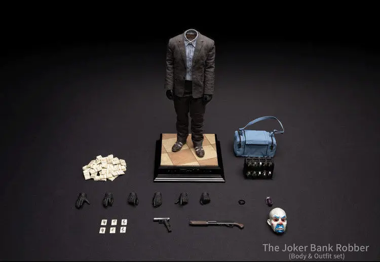 Dc The Dark Knight (2008): The Joker Bank Robber 1/6 Scale (Outfit & Accessories Set) (Pre-Order) 1