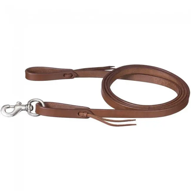 Tough1® Large Pony Harness Leather Roping Reins 1
