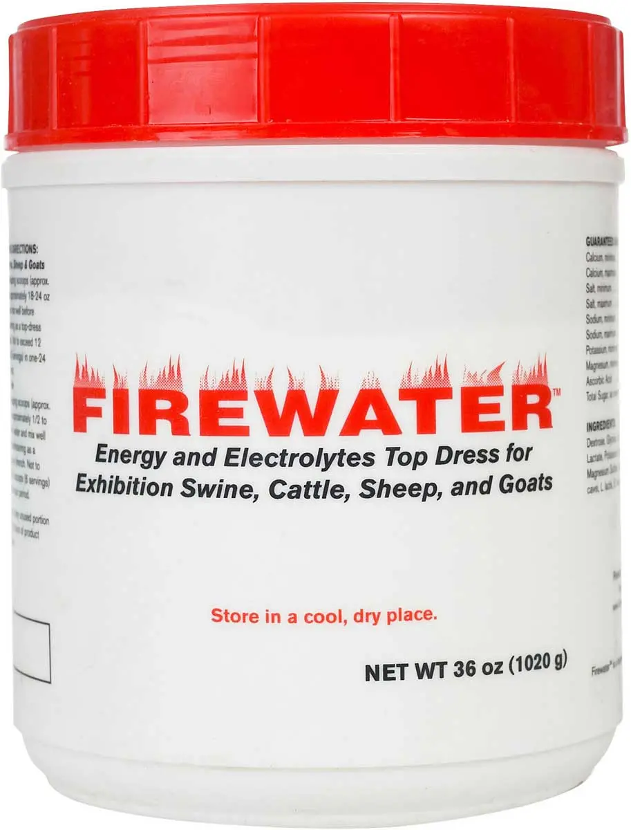Firewater Energy And Electrolytes For Swine, Cattle, Sheep & Goats 1