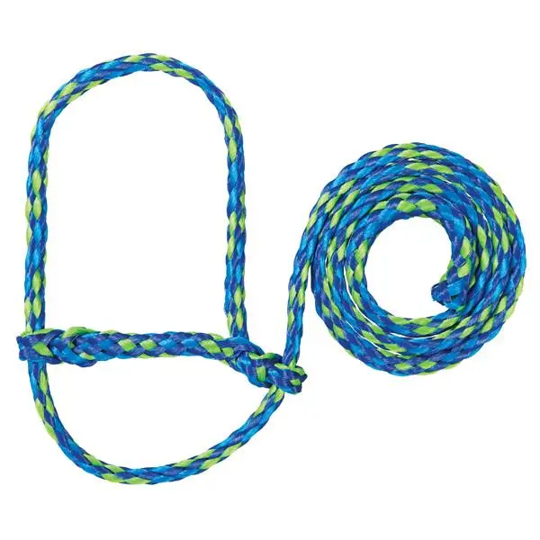 Poly Rope Halter - Sheep/Goat - Blue/Green/Royal Blue 1