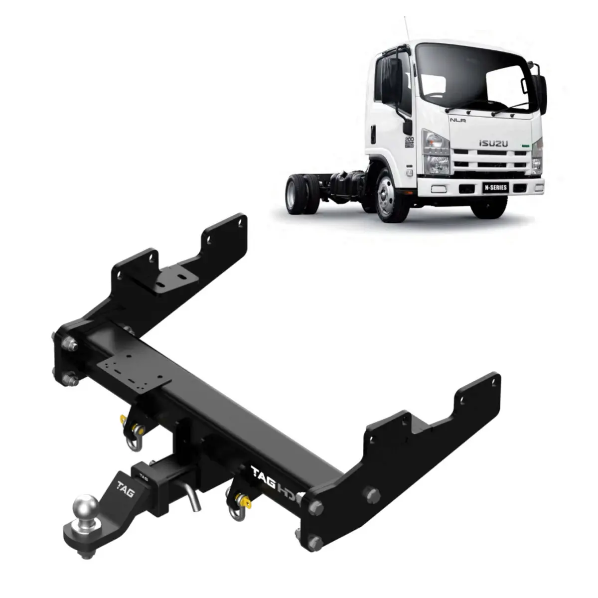 Tag Towbar Heavy Duty For Isuzu Nlr200 (01/2013 - 04/2024) 1