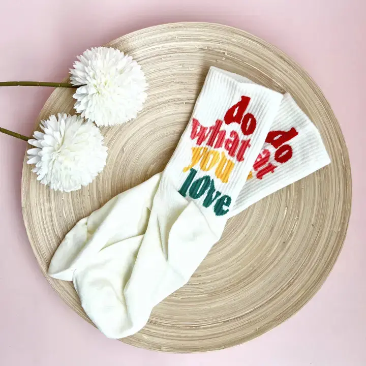 "Do What You Love" Socks | Cute Socks | Inspirational Gift 1