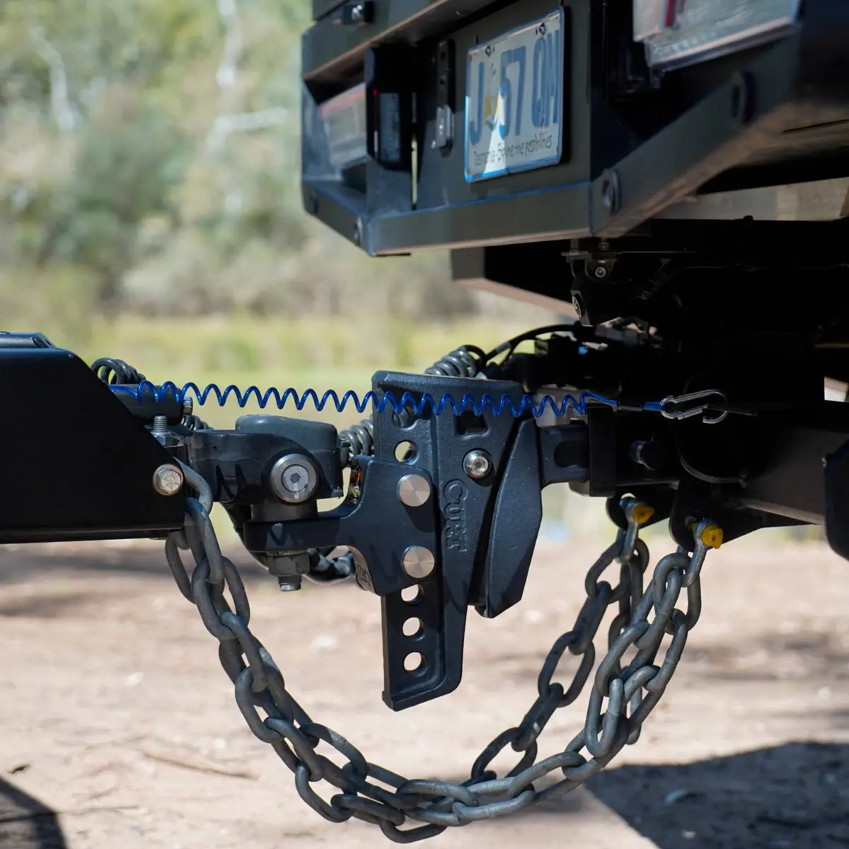 Curt Rebellion Xd Shockdrop Ball Mount (Base Only) 2