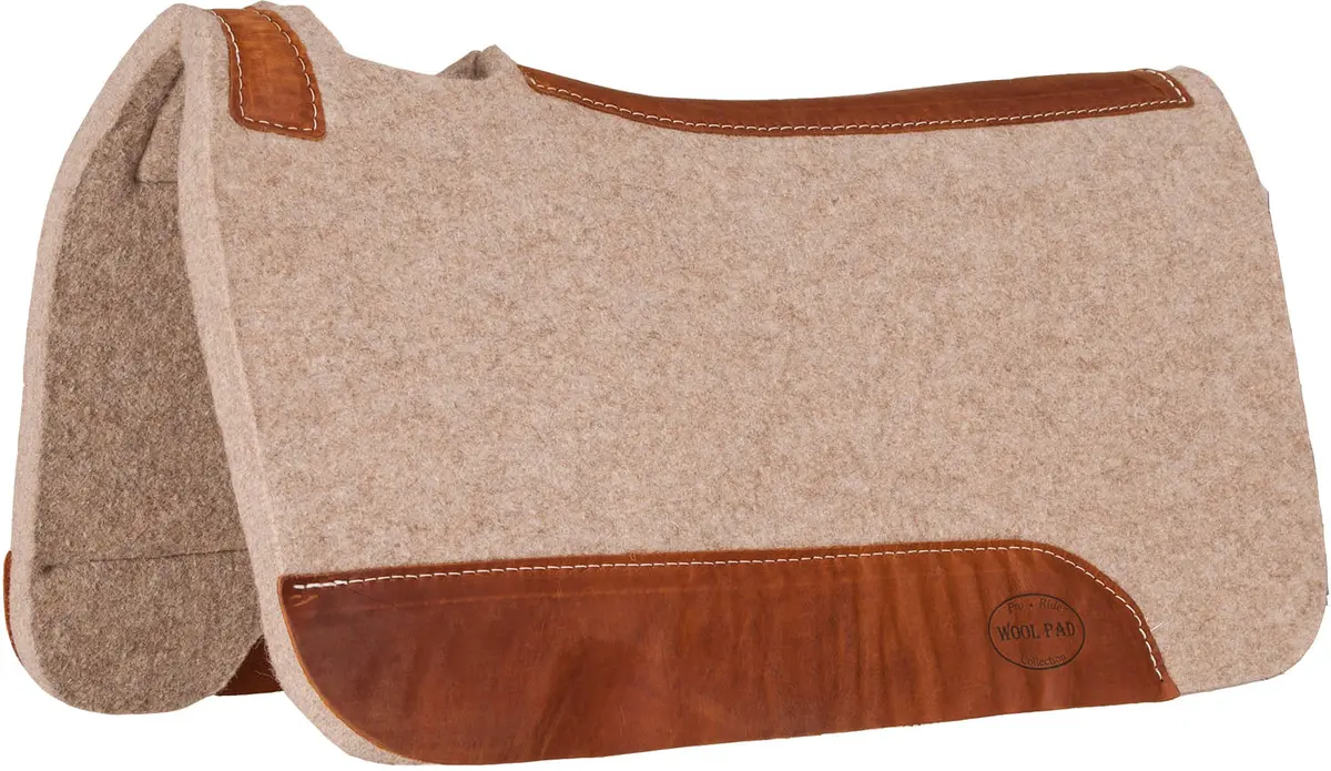 Tan Wool Contoured Pad 1" 32X32 1