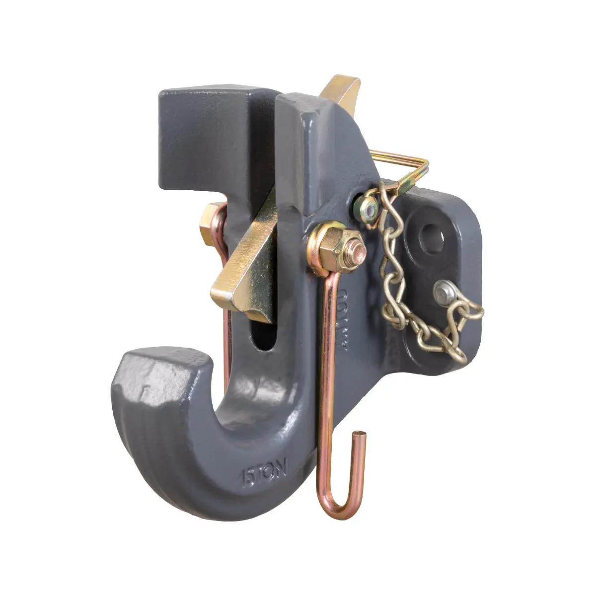 Curt Securelatch Pintle Hook 13.5T Pintle Hook (Flat Mount) 1