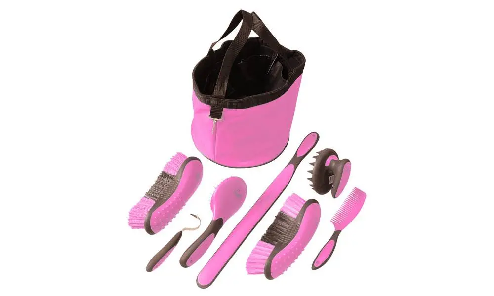 Pink - 8 Pc Great Grip Grooming Pkg 1