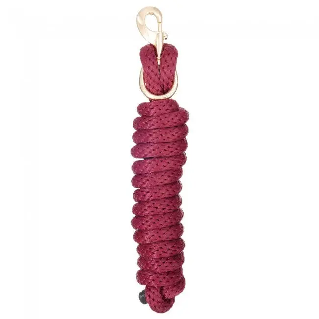 Tough1 Poly Lead With Replaceable Bolt Snap - Burgundy 1