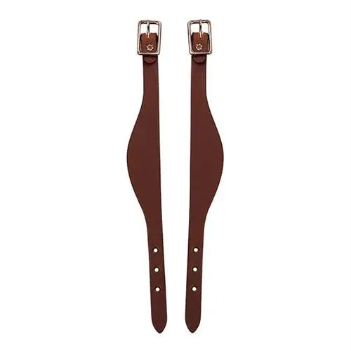 Bridle Leather Fender Hobbles, Flared Honey 1