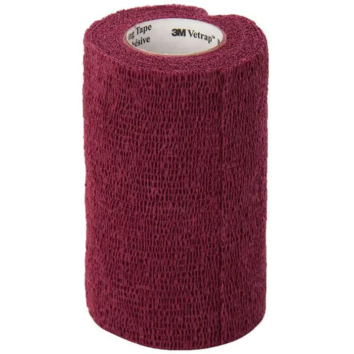 Vetrap (4 Inch X 5 Yard) Burgundy 1