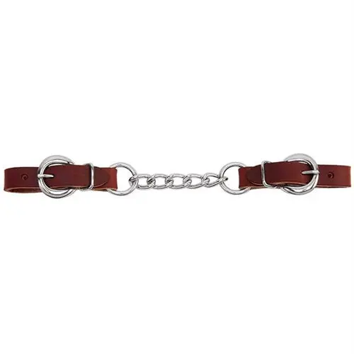 Latigo Leather Heavy-Duty 4-1/2" Single Link Chain 1