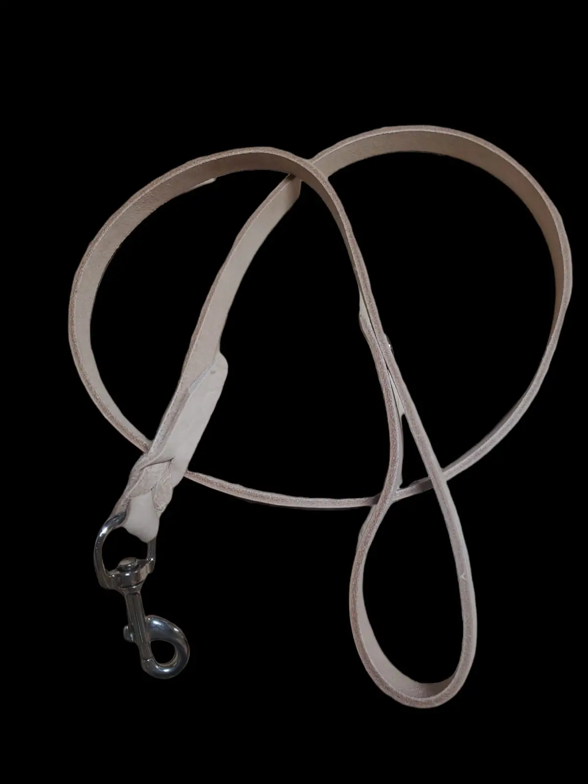 6'' Leather  Leash For Dogs  -Light Oil 1