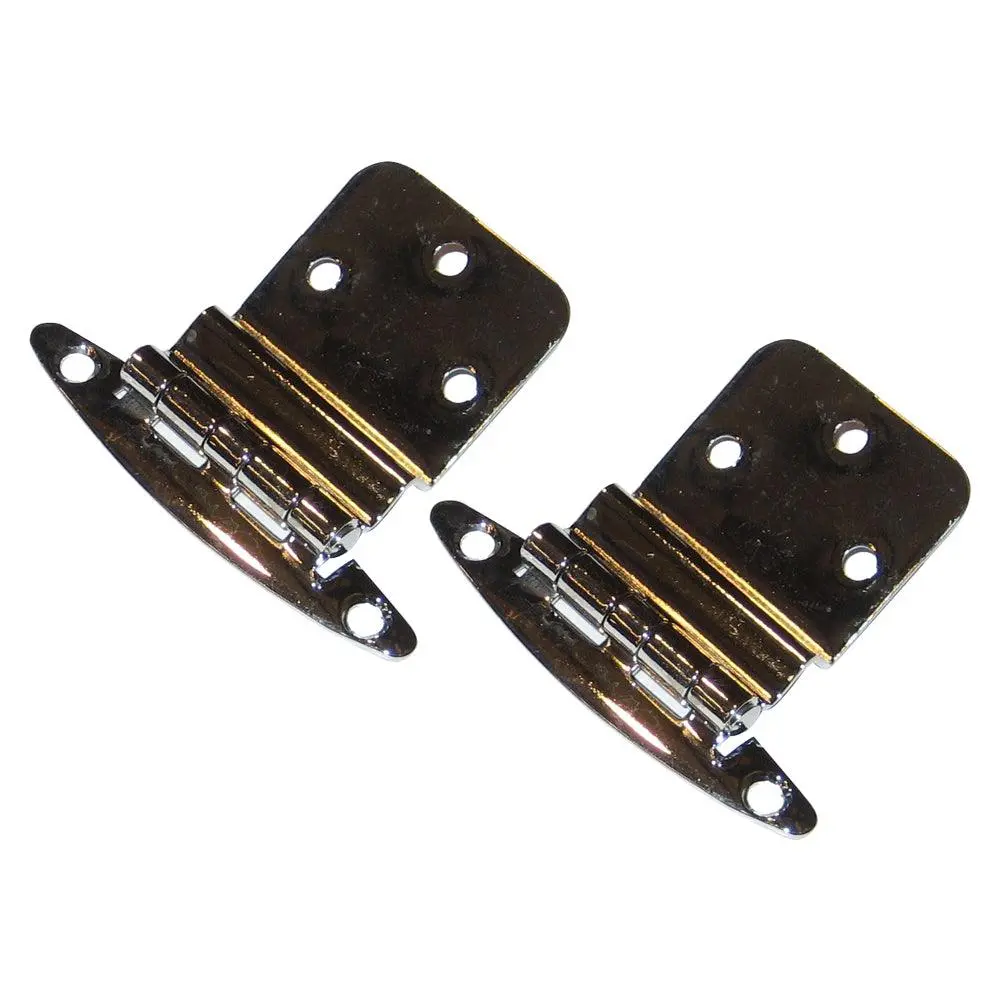 Perko Chrome Plated Brass 3/8" Inset Hinges [0271Dp0chr] 1