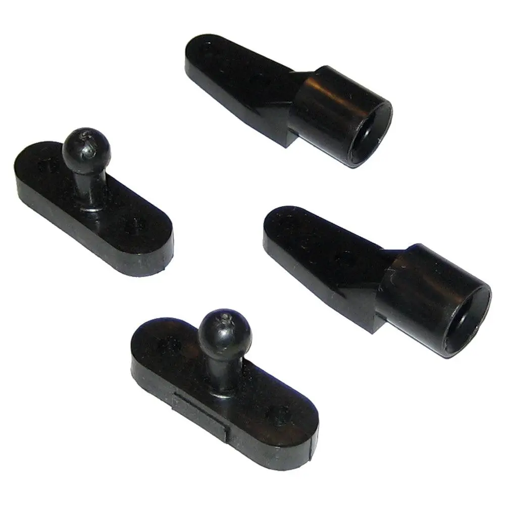 Perko Door Catches - Black Nylon - Pair [0559Dp] 1