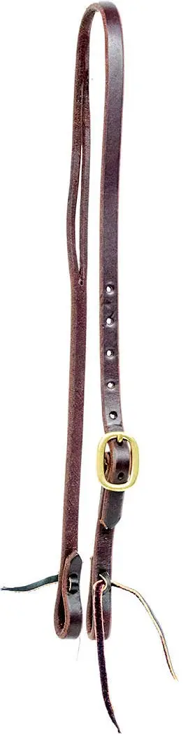 Slit Ear 5/8" Single Sb Tie-Ends Headstall 1