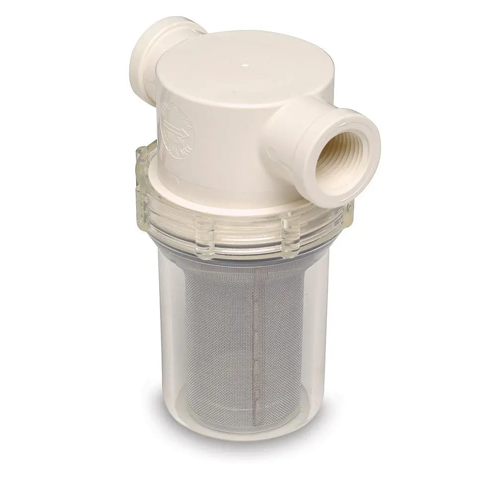 Shurflo By Pentair 1/2" Raw Water Strainer - 50 Mesh Screen [253-120-01] 1