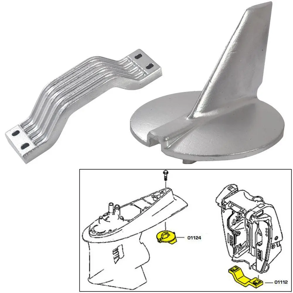 Tecnoseal Anode Kit - Yamaha 200-250 Hp - Magnesium [21104Mg] 1