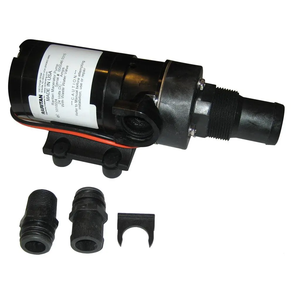 Raritan Macerator Pump - 24V W/Barb Adapter [5310024] 1