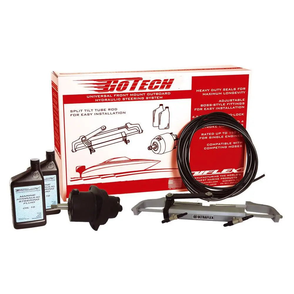 Uflex Gotech 1.0 Universal Front Mount Outboard Hydraulic Steering System [Gotech 1.0] 1