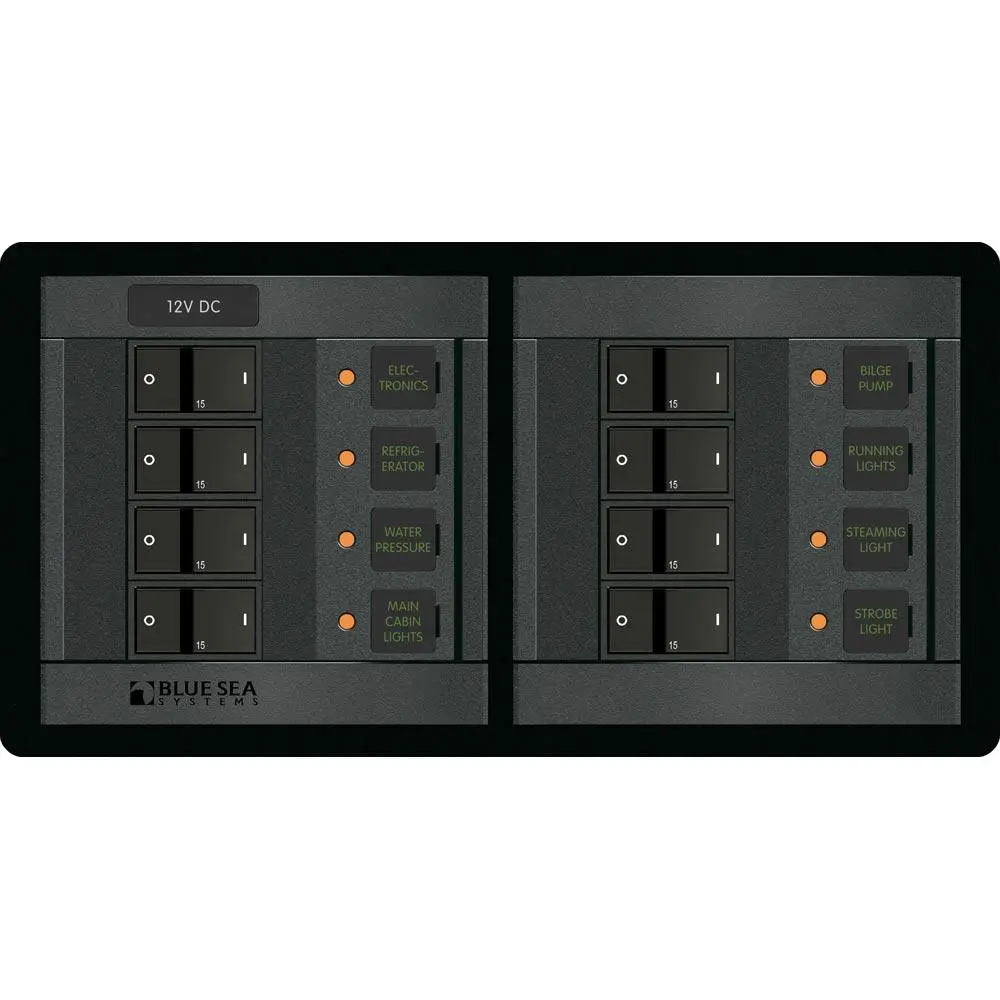 Blue Sea 1225 12V Dc 8 Position - Horizontal [1225] 1