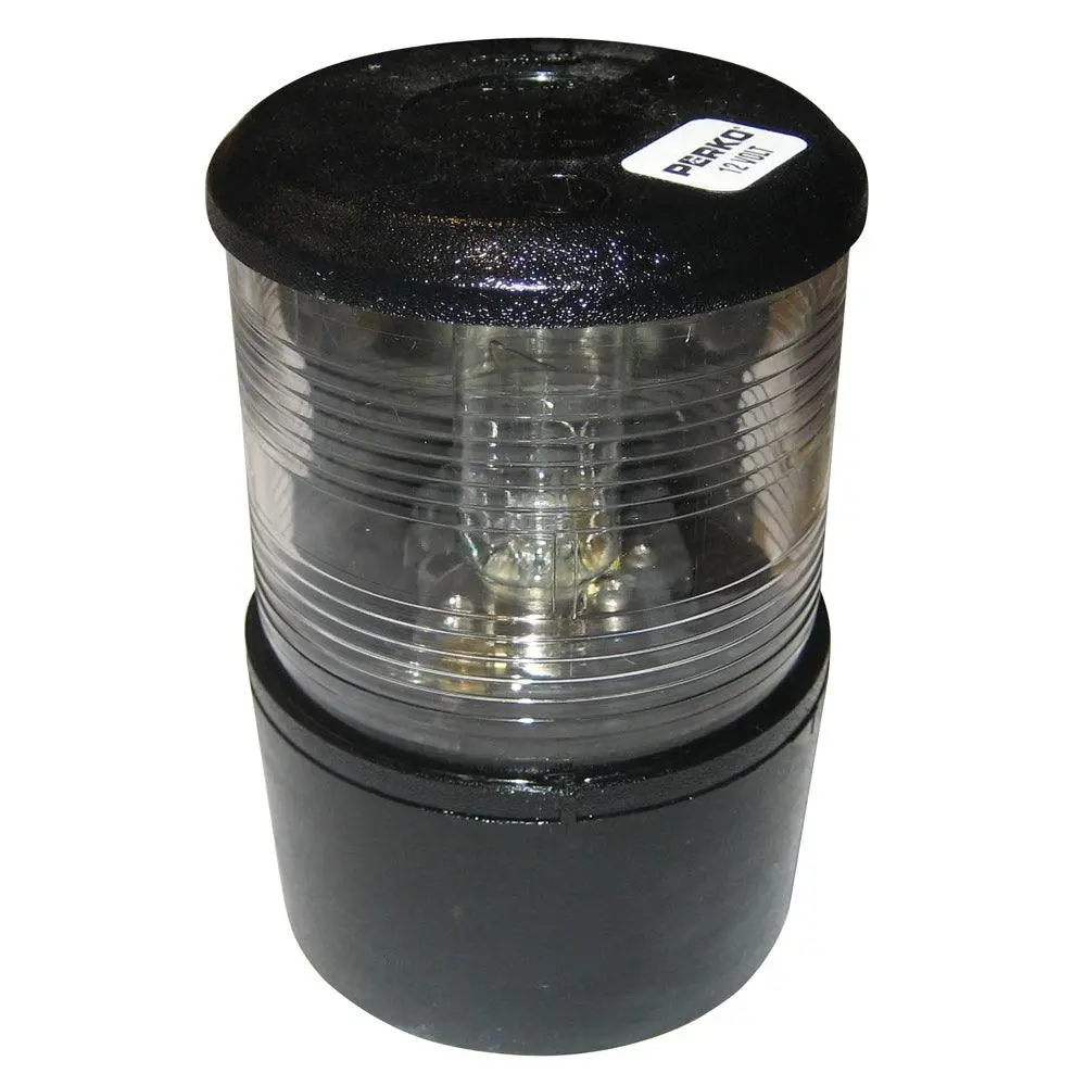 Perko Masthead Light F/Sail Or Power Less Than 20M - 12Vdc - Black Base Mount/White Light [0200Mb0dp1] 1